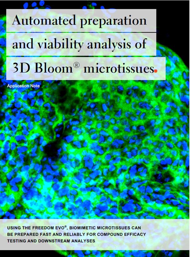 アプリケーションノート：自動分注装置を用いた3D微小組織と薬剤感受性評価